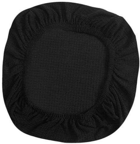 Yourandoll Stretch Stuhlhussen Bezug Husse Stuhlbezug für Bürostuhl Bürodrehstuhl Drehstuhl Stuhl Sitzbezug (Schwarz)