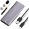WATIIFUFU Carcasa Disco Duro Externo Estado Sólido USB Disco Portátil Ultraligero con Cable De para Oficina