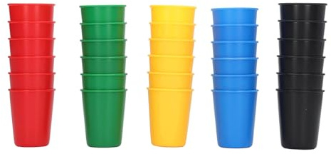 Qudinip Gobelets Empilables, Jouet éducatif, Gobelets Empilables Interactifs Colorés, Jeux de Cartes pour bébé à la Maison, Matière Plastique Durable