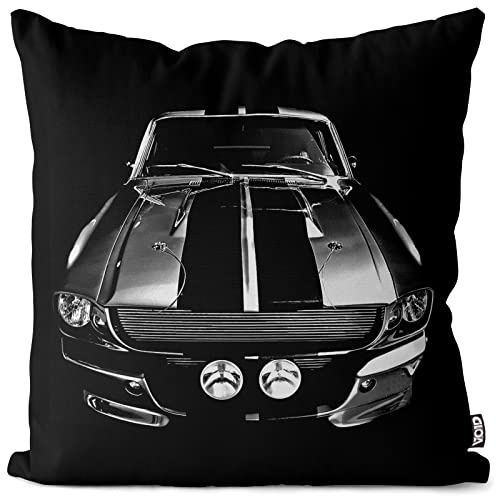 VOID Eleanor kuddöverdrag kuddöverdrag utomhus indoor muscle car Mustang, kudde storlek: 40 x 40 cm