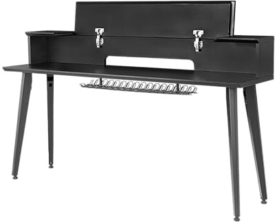 Gator Frameworks Elite Series Keyboard Möbel, Tisch für 88-Tasten-Keyboards, schwarz (GFW-ELITEKEYTBL88-BLK)