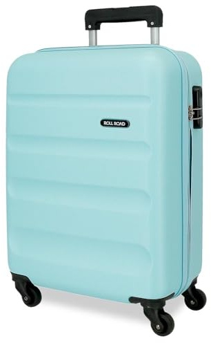 Roll Road Flex Maleta de Cabina Azul 38x55x20 cms Rígida ABS Cierre de combinación Lateral 33L 2,46 kgs 4 Ruedas Dobles Equipaje Mano
