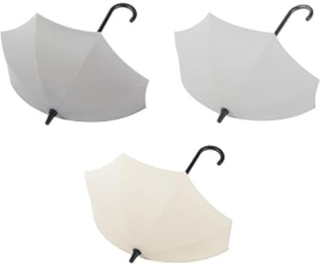 Ruhnjyg Soporte adhesivo para llaves de pared, 3 ganchos de ducha para paraguas, ganchos de ducha resistentes, ganchos decorativos para sombrero, toalla, llave, toalla