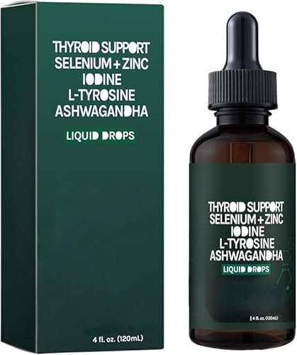 Gotas de tiroides | Equilibrar el metabolismo | Alivia el estrés y aumenta la vitalidad. Regula las hormonas | Mejora la fatiga, fortalece cabello y uñas | Adecuado para hombres y mujeres.