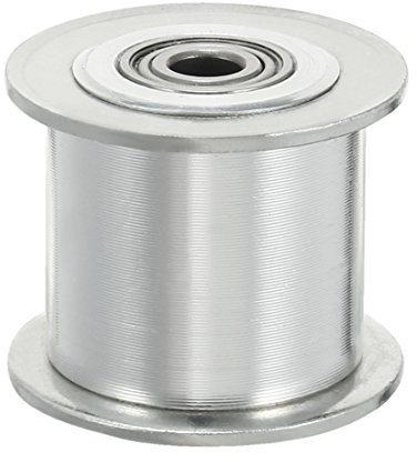 uxcell Aluminum 20T 5mm Bore 3mm Pitch Toothless Timing Belt Pulley for 15mm Belt