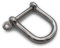 5 Stk. Edelstahl Schäkel weite Form ø 5 mm, V4A A4 AISI 316 Rostfrei Rundschäkel Drehschäkel D-Schäkel Drahtseil Verbinder mit Augenbolzen INOX Stainless Steel [Größe Wählbar 5 6 8 10 12 mm] (5mm)