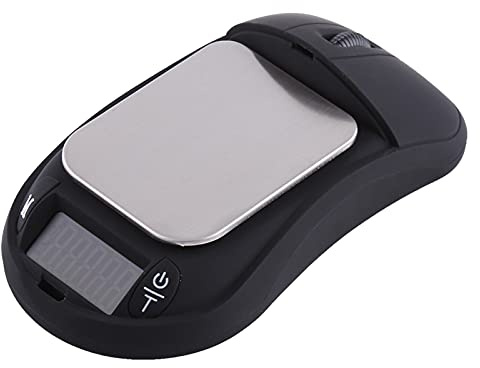 Digital våg, bärbar mini digital fickvåg, musform smycken med hög noggrannhet för vikning av smycken, guld, medicinering, 100 g/ 200 g/ 300 g/ 500 g (500 g/0,01 g)