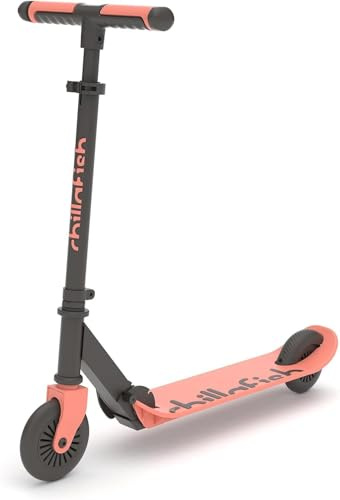 Chillafish Flexxi - Faltbarer 2-Rad-Scooter für Kinder ab 5 Jahren, Roller mit höhenverstellbarem Lenker und integrierter Fußbremse CPFM01FLA