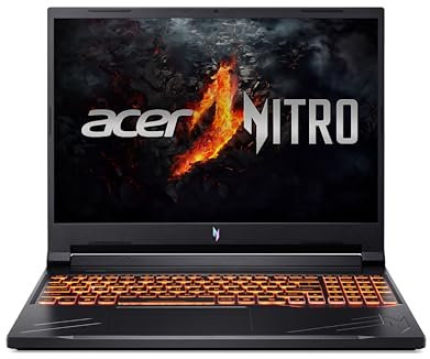 Acer Nitro V16 (ANV16-41-R961) Gaming Laptop | 16 WUXGA 165Hz Display | AMD Ryzen 7 8845HS | 16 GB RAM | 1 TB SSD | NVIDIA GeForce RTX 4060 | Windows 11 | QWERTZ Tastatur | schwarz