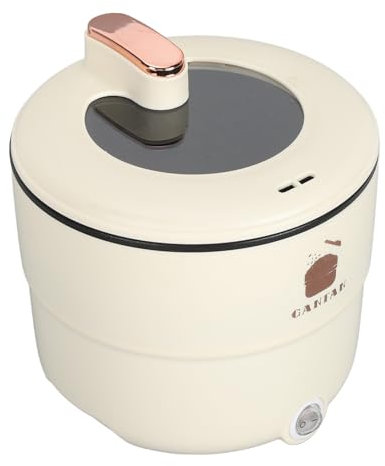 Culnflun Olla arrocera eléctrica, olla eléctrica multiusos anti-combustión de 1,8 litros para sopa de fideos para cocinar más saludable (enchufe de la UE)