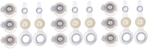 Hemobllo 3 Sätze Wasserbeutel Klebeventil Ventil Aufblasbare Matratze Kissen Entlüftungswerkzeug Ventile Stopfen Für Kissen Praktische Ventile Abdeckung Luftmatratzenventil 5 Stück * 3