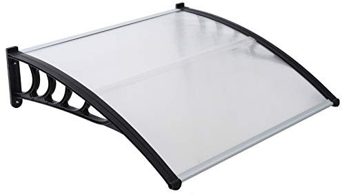 Front door canopy porch rain protector awning lean to roof shelter Shade Cover[90 x 120cm]