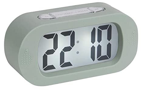 Karlsson - Orologio, sveglia Gummy - Silicone - Verde - H 7 x L 14 x P 5 cm