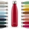 Blumtal Trinkflasche 750 ml Edelstahl - auslaufsichere Isolierflasche - BPA-freie Trinkflasche kalt & warm - doppelwandige Insulated Bottle - rostbeständige Isolierflasche Rot