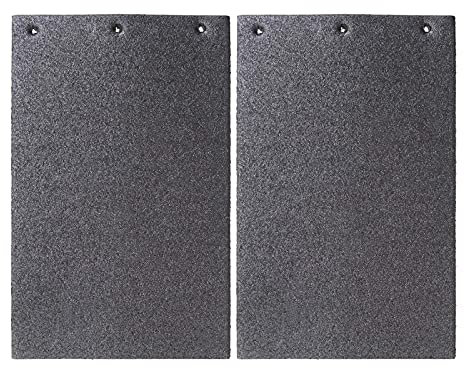 Create idea 2x Plaque d'appui en Carbone pour Ponceuse 3 Trous 172x110mm 424057-1 Tapis Arrière pour Ponceuse Compatible avec Makita M9400B 9403 MT190 MT9