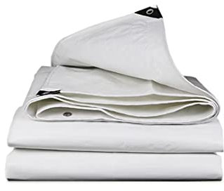 100% Wasserdicht Abdeckplane 2x3m 180g/m² PE Plane mit Ösen Reißfeste Gewebeplane Schutzplane Abdeckung für Kaminholz Gartenmöbel Pool Auto beidseitig beschichtet