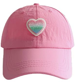 Faxianther Casquette de Baseball pour Enfants Filles Chapeau de Soleil en Coton Respirant Taille 52-54 cm