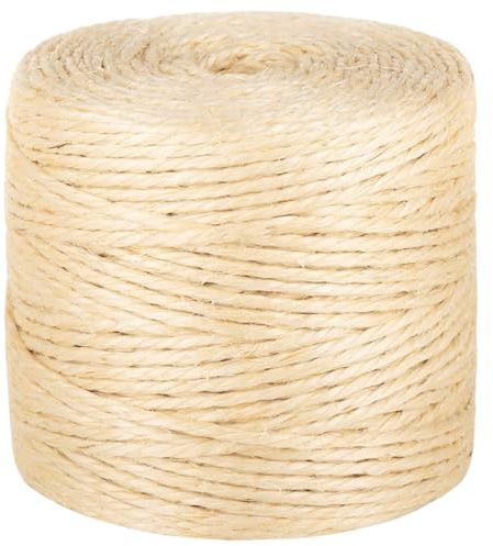 Genérico Cuerda 100% sisal 4 mm 500 m,Bricolaje,Accesorios de Bricolaje,Cadenas, Alambre y Cuerda,Sogas y Cuerdas metálicas-155011