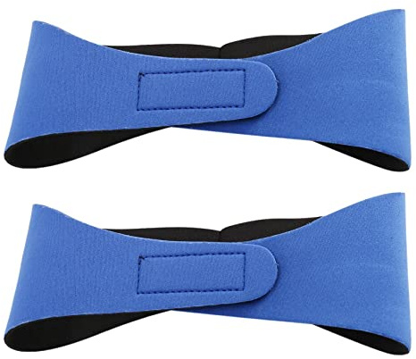Deechate 2X Banda del Pelo de Oreja de Natacion para Mujer Hombre Adultos Ninos Banda de Oreja de Neopreno Diadema (/M)