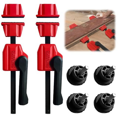 2 Pièces Serre Joint à levier de 20 mm pour tables multifonctions,pinces de table pour table de travail,Serre Joint à levier,établi de travail,pinces de table en pour le Ponçage et la