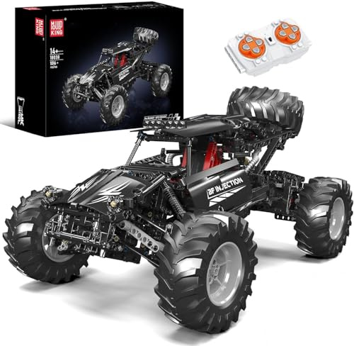 Mould King 18038 Technik Off-Road Buggy, 1016 Pieza Escalada Auto Baustein Baustein Modellbau con Motores y Mando a Distancia, Modelo de Bloque de sujeción para jóvenes y Adultos