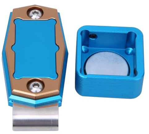 Yulokdwi Portagessi Magnetico per Gesso da Biliardo, Supporto Portatile per Gessetti da Biliardo, Accessori per Stecca Portatili Antiruggine per Giocatori di Biliardo Uomo e Donna e Partite