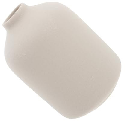 HIAKDOFT Jarrón De Cerámica Blanca Jarrón Decorativo Florero Minimalismo Decoración del Hogar Jarrón Floral Jarrón De Flores Blancas Jarrón De Flores De Cerámica Ramo De Flores