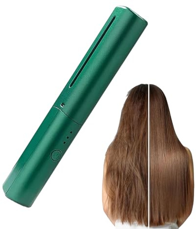Plaques De Cheveux Pour Les Femmes | Portable Rechargeable USB Beauté,Brosse Lissante Pour Cheveux | Usage Quotidien Maison Voyage Salon Mariage Mariage Fête Festival Vacances Été Spa