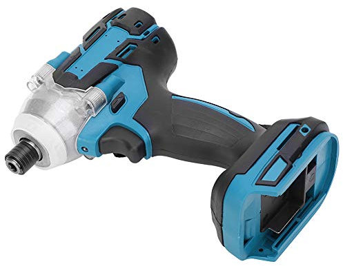 Llave de Impacto de Accionamiento, Diseño Inalámbrico Llave de Impacto Inalámbrica de Alta Dureza Destornillador Máquina Herramienta Eléctrica de Litio Alto Par Potente para Taladros y 21V