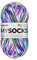 myboshi mysocks Pixel, 6-fädige Sockenwolle, strapazierfähig, Garn aus Schurwolle, filzfrei, 150g, Ll 390m Lila (Dotty) 1 Knäuel