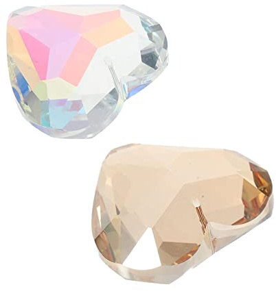 Gadpiparty 2pièces Chaînette Décorative Cristal Suspension Pour Lustre Décoration Pour Ventilateur De Plafond Chaînette Lumineuse Pour Ventilateur De Plafond Ornement De Suspension Pour Lampe
