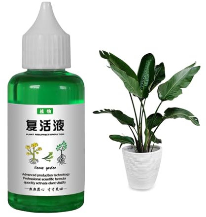 Vitalizzazione Delle Piante - Liquido Nutriente Per Piante, 50 Ml Di Fertilizzante Per Fiori, Frutta E Verdura | Il Fertilizzante Liquido Plant Resurrection Per Fiori, Frutta E Verdura Favorisce Una