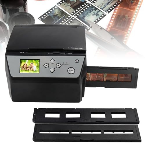 Film Slide Scanner Hd 22mp Filmskanner, 2,4 Tums Lcd-SkäRm, Konvertibel 135film, 35 Mm Diabild, 110film, Foto, Dokument