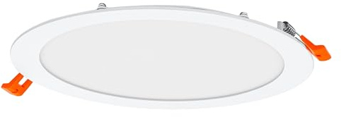 Osram SMART+ Matter Downlight LED Encastré Slim Blanc 225mm, 22W, 2000lm, TW 3000-6500K, Matter WiFi, Alexa, Encastré