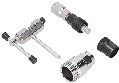 Ensemble d'extracteur de manivelle de vélo Kit d'outils de réparation de vélo Outil de retrait de support inférieur d'extracteur de manivelle de disjoncteur de chaîne en acier au
