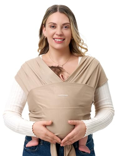 Momcozy Fular Portabebés Ajustable, 3,6-15 kg, OEKO-TEX