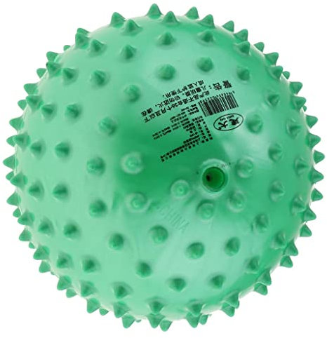Sharplace 15 cm Balle Sensorielle Jeux de Ballon de Plage Gonflable Natation Piscine Spiky pour Yoga Massage - Vert