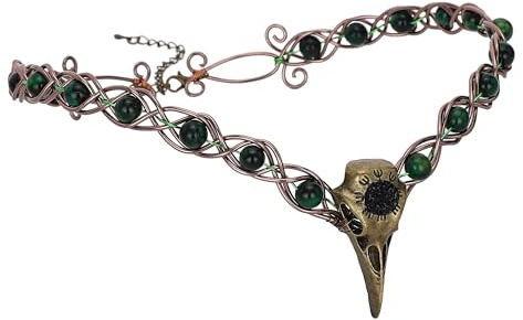 CoTeeZa Viking Fairy Crow Crown - Medieval Circlet Celtic Viking Headband Crown Women Headwear Renaissance Costume Halloween Cosplay Tiara