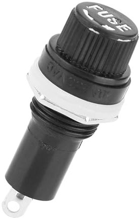 Box/Cover del Supporto per Fusibili a Vite a Vite Pesante per Fusibili a Tubo di Vetro 5x20mm - Ritardante e Sicuro Usare - Progettato per Prestazioni Stabili - Ideale per Applicazioni