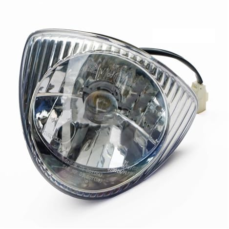 SAUANMNKTP Conjunto De Faros De Motocicleta Para PIAGGIO Para Liberty 125 50 200 2007-2015 Cc 2T 3V 4T Fly 150 Faro Delantero Motocicleta