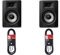 M-Audio BX5 D3 Pair - Kompakte 2-Wege 5-Zoll Studiomonitore/Lautschprecher, aktiv, für Musikproduktion oder Mixen, mit 2 Kabel TRS 6,35mm