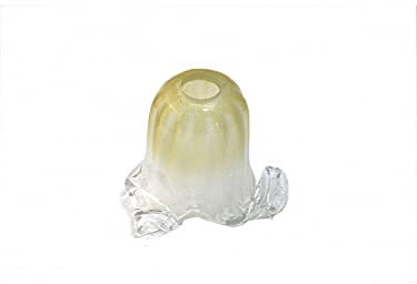 Coupe en verre de Murano de rechange pour lustre, plafonnier, applique murale, petit culot E14 Colf 049 Ambre