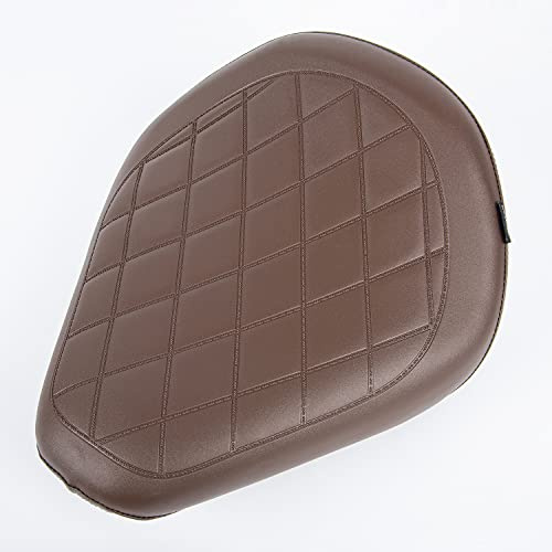 Moto Cruiser Sièges de rechange avant Conducteur Cavalier Housse de siège Coussin Tapis de selle en cuir souple pour Rebel CMX 500 300 CMX300 CMX500 2017 2018 2019 2020 2021 2022 2023 (Avant-Marron)