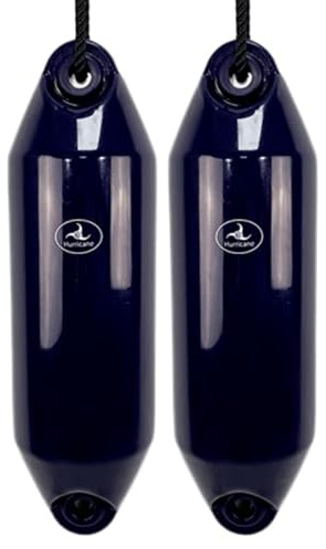 Hurricane Fenders Original Series Boat Fender PM02 48cm x 14cm (19 x 5) - Navy Blue - Pack Of Two