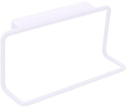 Porta asciugamani strofinacci appendere porta cassetti ante mobiletti bagno cucina asta porta asciugamano colore bianco salvaspazio organizzazione accessorio casa resistente pratico design moderno