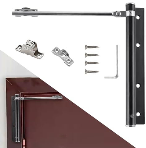 KUBDPQOR Ferme-porte à ressort - Ferme-porte automatique de haute qualité, Fermeture de porte pratique, Groom fermeture de porte pour un usage intérieur et extérieur