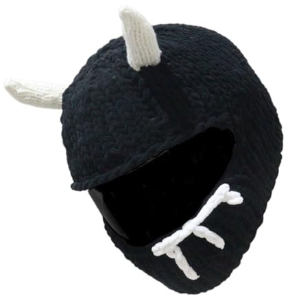 Devil Horn Couvre-casques pour moto Protection intégrale pour les conducteurs amusants