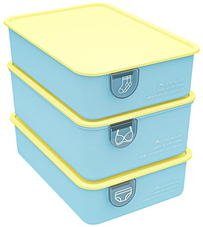 Organizador Para Calcetines Y Ropa Interior | Separador de Almacenamiento para Sujetador,Set De Organizadores De Cajón Con Separador Para Calcetines, Ropa Interior, Joyería Y Accesorios