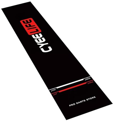 Tapis De Fléchettes,Protection De Sol Portable Antidérapante avec Ligne De Lancer - Tapis de Lancer Fléchettes | pour Salle de Jeux Centre de Loisirs Club Sportif Bureau sous-Sol et Garage