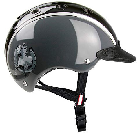 Casco Kinderhelm Noir Hufeisen S (52-56)